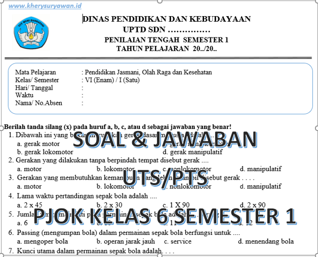 Persiapan Optimal: Panduan Lengkap Mengunduh Soal PTS Kelas 6 Semester 1 untuk Sukses Akademik