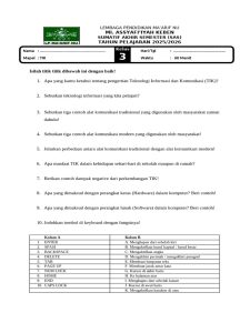 Soal TIK Kelas 3-6 Semester 2025 2026 PDF