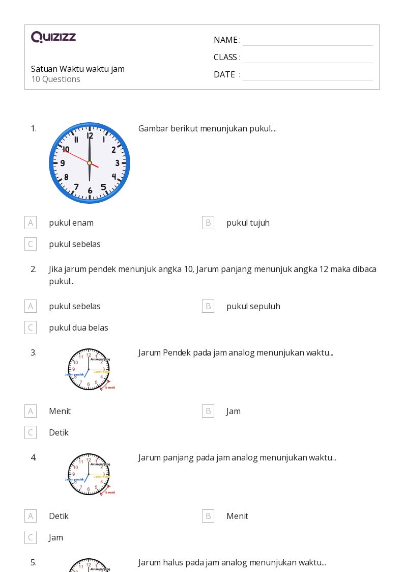 Jangan Sampai Salah! 5 Soal Bahasa Inggris Tentang Jam Kelas 4 SD 2026 yang Wajib Kamu Tahu Jangan Sampai Salah! 5 Soal Bahasa Inggris Tentang Jam Kelas 4 SD 2026 yang Wajib Kamu Tahu