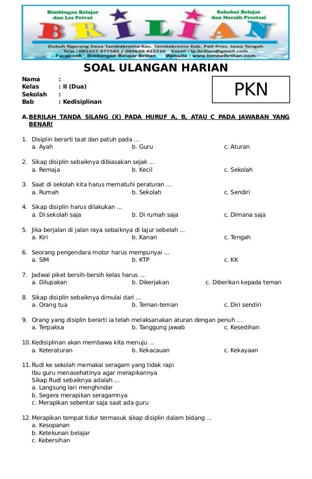 Ternyata Ini 5 Soal PTS PKN Kelas 6 Semester 2 Terbaru 2026