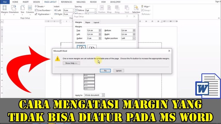 5 Cara Mengedit Margin Word yang Tidak Bisa Diubah, Ternyata Semudah Ini