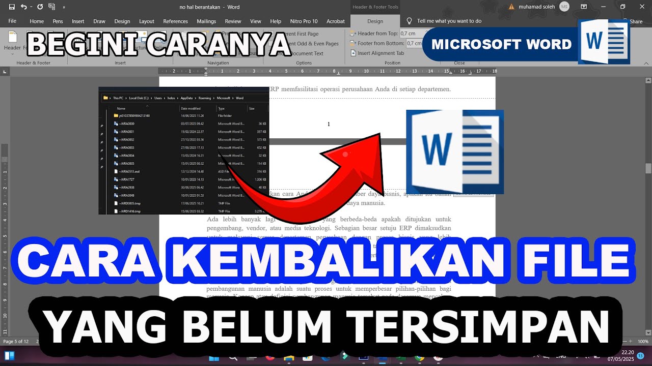 5 Cara Mengembalikan File Word yang Terubah Tanpa Ribet yang Wajib Kamu Tahu