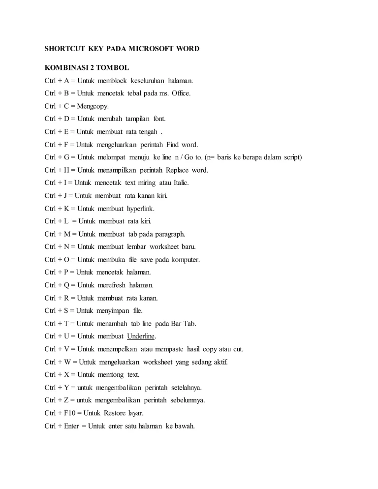 5 Cara Mengembalikan Shortcut Microsoft Word 2007 yang Berubah Sebelum Semakin Kacau