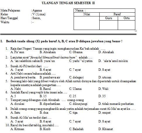 7 Contoh Soal Ujian Agama Kelas 3 Sekolah Dasar yang Wajib Dikuasai Sebelum Ujian 2026