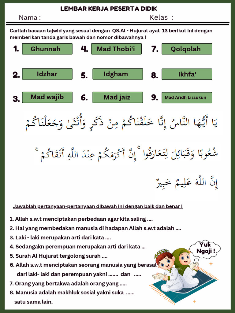 Rahasia Nilai Sempurna Bocoran Soal PAI Kelas 1 Semester 1 Kurikulum Merdeka Terbaru Rahasia Nilai Sempurna Bocoran Soal PAI Kelas 1 Semester 1 Kurikulum Merdeka Terbaru